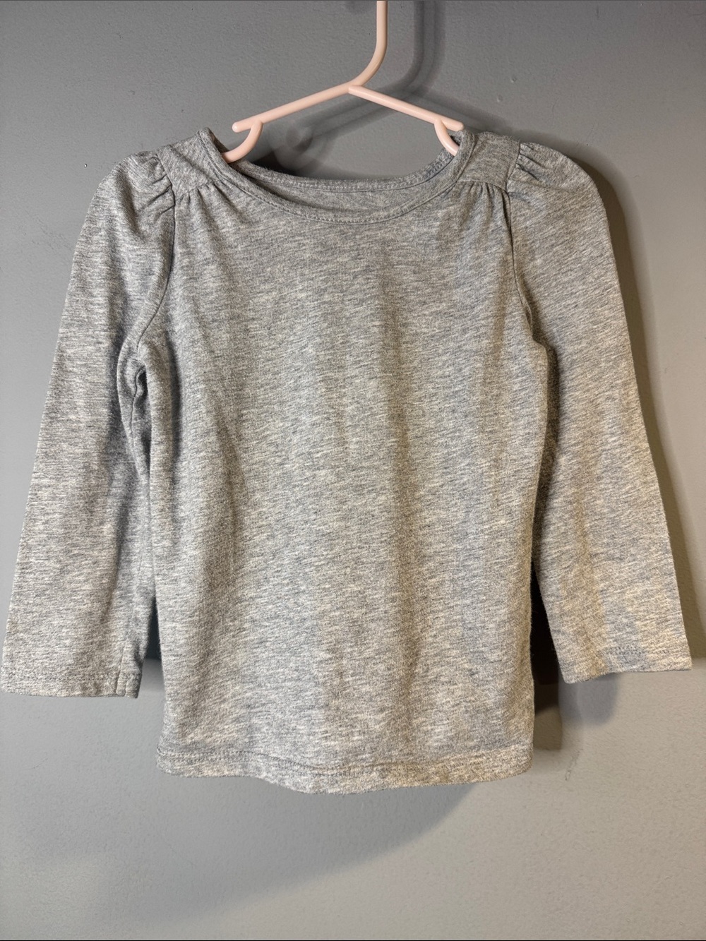 Circo Heather Gray Long Sleeve Crewneck Top